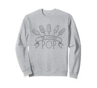 The Coolest Pop Funny Día del Padre Humor Abuelo Broma Sudadera