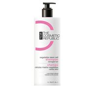 THE COSMETIC REPUBLIC - Champú de Células Madre para Cabello Dañado y Seco - Champu Hidratante y Reparador - Tratamiento para Pelo Seco y Dañado con Keratina, Betaína y Flor de Loto - 300 ml (1 L)
