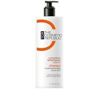 THE COSMETIC REPUBLIC - Champú de Células Madre para Cabello Dañado y Seco - Champu Hidratante y Reparador - Tratamiento para Pelo Seco y Dañado con Keratina, Betaína y Flor de Loto - 300 ml (1 L)