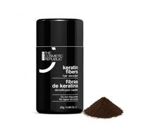 THE COSMETIC REPUBLIC - Fibras Capilares de Keratina - Retocador de Canas y Raíces con Microfibras Capilares - Tapa Canas para Mujer y Hombre (Marrón Oscuro, 25 gr)