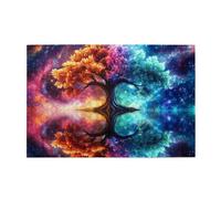 The Cosmic Tree Of Life In Space - Rompecabezas de 1000 piezas para adultos, rompecabezas de madera para adultos, regalos para decoración del hogar