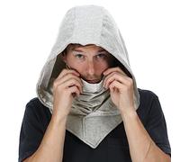 The Cosplay Company Rogue Hood - Cadena intercambiable para ropa medieval (gris claro)