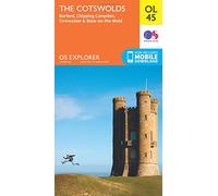 The Cotswolds, Burford, Chipping Campden, Cirencester & Stow-on-the Wold: OL 45 (OS Explorer Map)