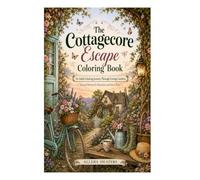 THE COTTAGE CORE ESCAPE COLOURING BOOK: An Adult Colouring Journey Through Cottage Gardens Seasonal Retreats for Relaxation and Stress Relief.