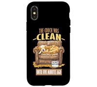 THE COUCH WAS CLEAN UNTIL FIVE MINUTES AGO Carcasa para iPhone X/XS
