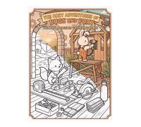 The Cozy Adventures of Bugs and Foxy: Building a Greener Gathering Place: A Cute Animal Construction Coloring Book for Stress Relief and Creative Relaxation