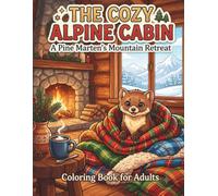 The Cozy Alpine Cabin: A Pine Marten’s Mountain Retreat: An Adult Coloring Book of Whimsical Nesting, Warm Hearths, and Sweet Woodland Visits