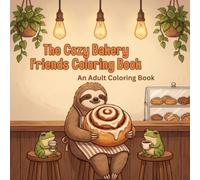 The Cozy Bakery Friends Coloring Book: Relaxing Adult Pages Featuring a Sleepy Sloth, Cute Armadillo, and Tiny Frog for Stress Relief and Mindfulness (Cozy Moments Coloring Books)