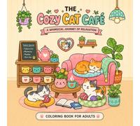 The Cozy Cat Café Coloring Book: An Adult Coloring Book Featuring a Fluffy Feline Baker, Sweet Treats, and Whimsical Café Scenes for Relaxation