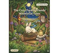 The Cozy Forest Friends' Whimsical Tales: 24 Storybook Coloring Adventures with Woodland Creatures