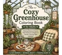 The Cozy Greenhouse Coloring Book for Adults: Relaxing Botanical Spaces, Plant Rooms & Cottagecore Garden Coloring Pages