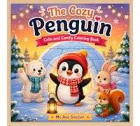 The Cozy Penguin: Cute & Comfy Coloring Book for Adults and Kids