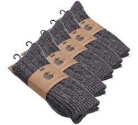 THE COZY SHEEP Wool Socks Women & Men (Paquete de 5) | Calcetines Gruesos Hombre Mujer | Medias de Lana Cómodas y Cálidas | Calcetines Nordicos Hombre y Mujer | Calcetin Invierno Otoño