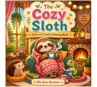 The Cozy Sloth: Cute & Comfy Coloring Book for Adults and Kids