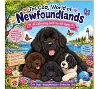 The Cozy World of Newfoundlands: Cute Cozy Newfoundland Dogs • 40 Heartwarming Scenes • Bold Easy Designs for Adults, Teens & Dog Lovers