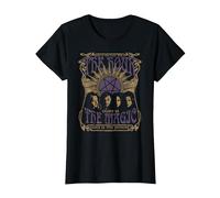 The Craft Now is The Hour Retro Psychedelic Text 90's Movie Camiseta, Mujer, Negro, XS