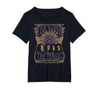 The Craft Now is The Hour Retro Psychedelic Text 90's Movie Camiseta, Mujer Tallas Grandes, Negro, 3XL Grande