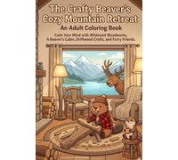 The Crafty Beaver’s Cozy Mountain Retreat: An Adult Coloring Book for Stress Relief