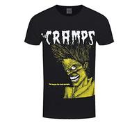 The Cramps - Camiseta para hombre de mala música, color negro
