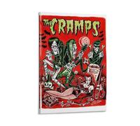The Cramps - Pósteres musicales para portada de álbum, pósteres de banda, pósteres retro, pósteres musicales para dormitorio, pósteres de rapero, póster de arte de pared, lienzo, decoración de