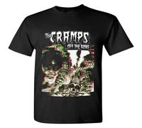 The Cramps T Shirt Off The Bone Mens Black Punk Rock Metal tee M