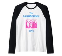 The Cranberries 1993 Neon Tone Poster Vintage Grunge Band Camiseta Manga Raglan