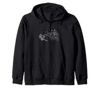 The Creation of Adam by Flying Spaghetti Monster Sudadera con Capucha