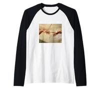 The Creation of Adam Novelty Graphic Tees & Cool Art Designs Camiseta Manga Raglan