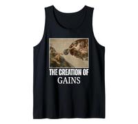 The Creation of Gains - Funny Weight Lifting Gym Camiseta sin Mangas