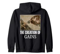 The Creation of Gains - Funny Weight Lifting Gym Sudadera con Capucha