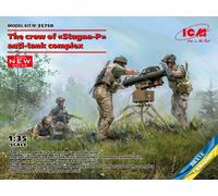 The Crew Of Stugna-P Antitanque Complex (100% New Moldes) 1 :3 5 Plástico Modelo