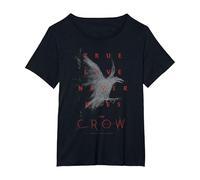 The Crow Eric Drawing Camiseta, Mujer Tallas Grandes, Negro, 2XL Grande
