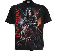 The Crow - Gárgola - Camiseta con estampado frontal, color negro, Negro, S