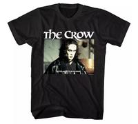 The Crow I'm Too Angry to be an Angel Men's T Shirt Eric Draven Fantasy Movie Black XL