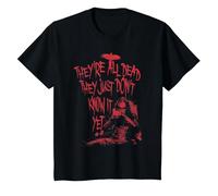 The Crow They're All Dead Camiseta, Niños, Negro, 2 años