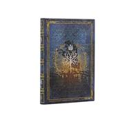 Paperblanks Cuaderno The Crown Reclaimed (The Lord of the Rings) Mini rayado cierre elástico