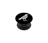 The Crows and I Are In Cahoots Humor Oscuro Bird Crow Lover PopSockets PopGrip Adhesivo
