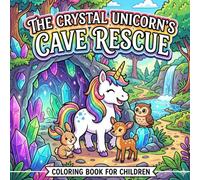 The Crystal Unicorn's Cave Rescue: A Sweet And Simple Coloring Book About A Brave Unicorn Helping Her Friends