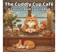 The Cuddly Cup Café: A Cozy Cat Adult Coloring Book: Relaxing Scenes of Fluffy Baristas, Oversized Teacups, and Charming Critter Friends (Cozy Cat Café)
