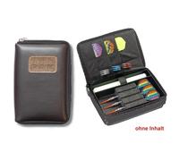 THE CUERO DE PAK Darttasche para 1 hasta 2 montada Juegos,Piel sintética,marrón