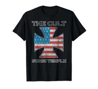 The Cult Sonic Temple Camiseta, Hombre, Negro, XL