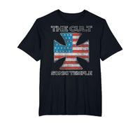 The Cult Sonic Temple Camiseta, Hombre Tallas Grandes, Negro, 2X Alto