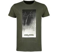The Cure A Forest Hombre Camiseta Verde XL 100% algodón Vorne Bedruckt, Hinten Bedruckt Regular