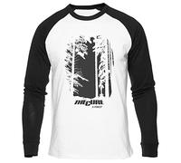 The Cure A Forest Nature Camiseta de Béisbol Unisex Hombres Mujeres Manga Larga Camiseta Blanca T-Shirt Baseball Men Women White tee M