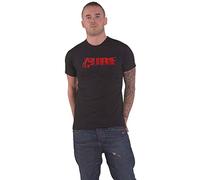 The Cure Camiseta de diamante con logotipo de la banda de nuevo oficial, unisex, color negro, Negro , XL