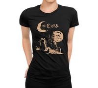 The Cure Cat Moon Lover 90 - Camiseta para mujer