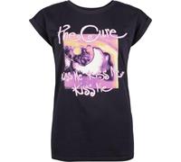 The Cure Kiss Me Crystals Mujer Camiseta Azul Marino M 100% algodón Vorne Bedruckt Regular