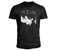 The Cure - Robert Smith - Camiseta Oficial Hombre y Mujer - T Shirt Dark Band Estilo Gothic New Wave - Corte Regular XXL