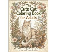 The Cute Cat Coloring Book for Adults: Detailed Coloring Book for Older People, Perfect Gift for Cat Lovers