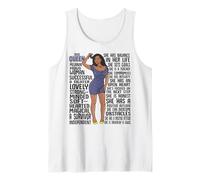 The Da Black Queen Sista Auntie Power Women Melanin Magic Camiseta sin Mangas